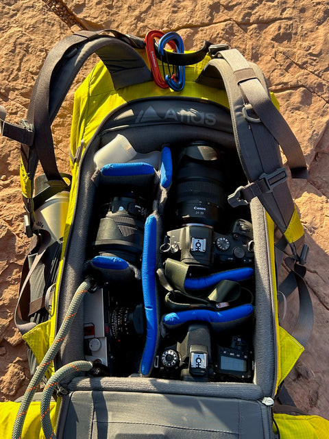 Leica M6 and Canon R6 kit in the Athlete Pack