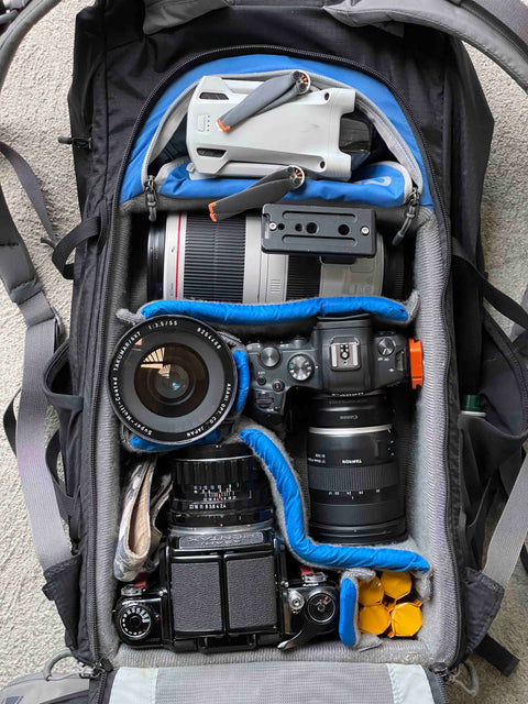 Pentax 6x7 and Canon R6 Kit in the Athlete Pack