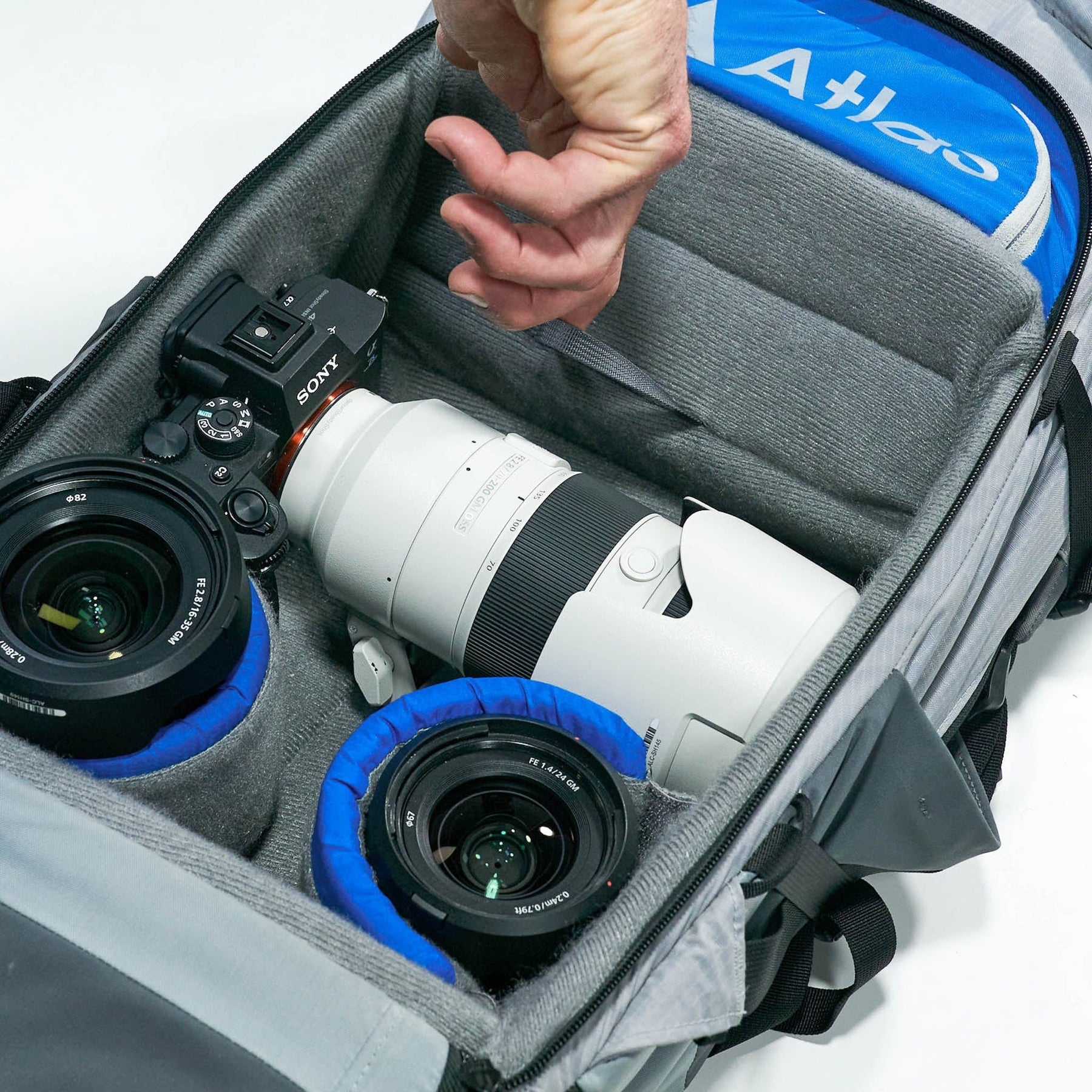 Sac à dos et ceinture pour appareil photo Atlas Athlete