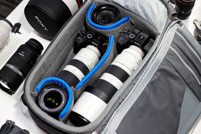 Atlas Adventure Pack - See how camera gear fits inside