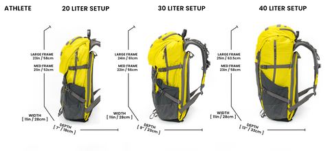 Atlas Athlete Camera Pack | 20-40L Shallow Origami Core Daypack Atlas Athlete Camera Pack | 20-40L Shallow Origami Core Daypack