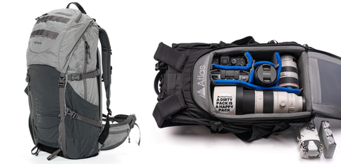 backpack for laptop and camera Tamrac Anvil 27 Black cut MOLLE panel and tactical webbing that allow for precise attachment of modular pouches for expanded transport options Think Tank DarkLight 14L Backpack