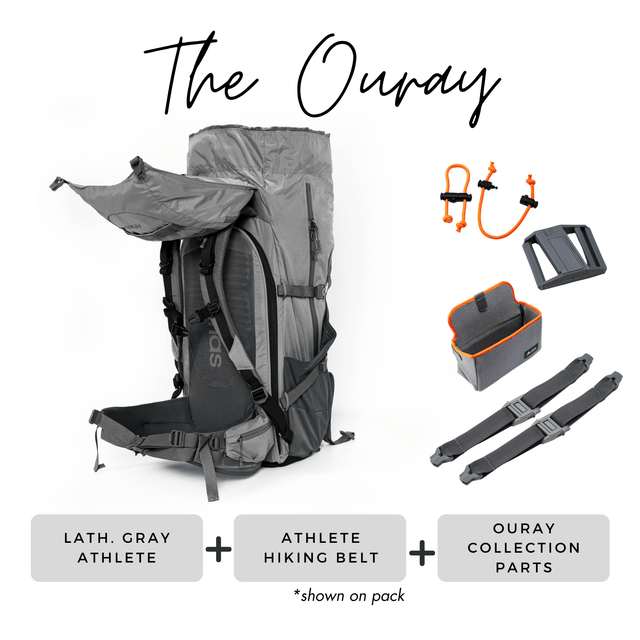 Atlas Packs Ouray Curated Collection || Any Atlas Pack + Hiking Belt + OGI + x2 Magnetic Quick Release Cargo Straps + x2 Shock Loop + 40mm Magnetic Hip Belt Buckle + Free World-Wide Shipping|| SAVE $175