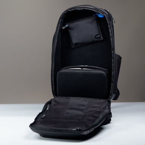 Designed for covertly carrying camera gear with tech, travel and everyday gear.