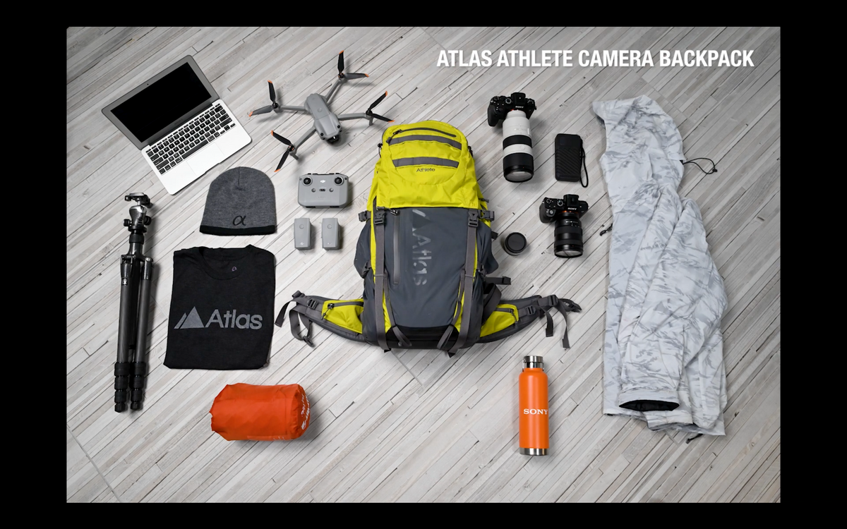 Atlas Athlete Camera Pack | 20-40L Shallow Origami Core Daypack  AtlasPacks
