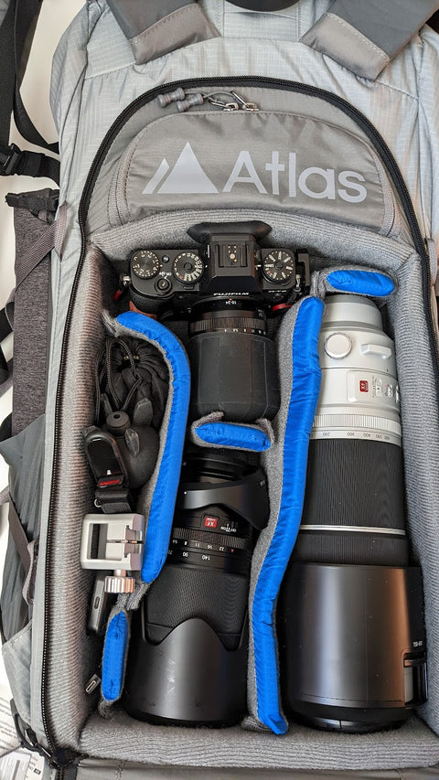 Fuji XT2 Kit in the Atlas Athlete Pack