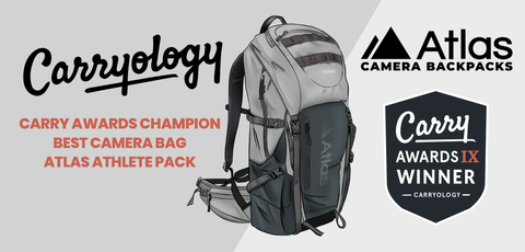 Athlete Pack wins Carryology - Best Camera Bag Award