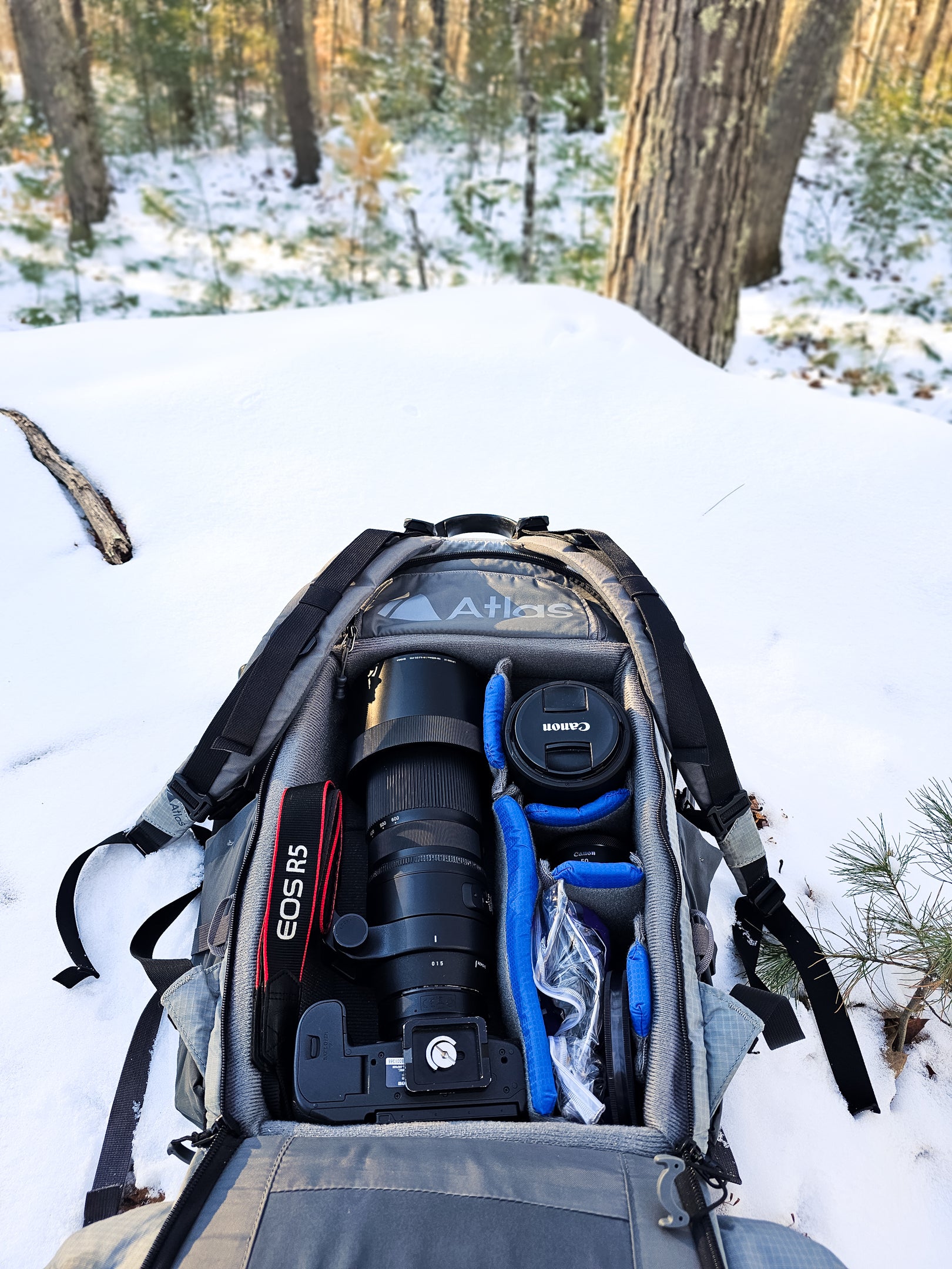 Sac à dos et ceinture pour appareil photo Atlas Athlete