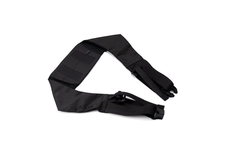 Shoulder to outlet hip belt